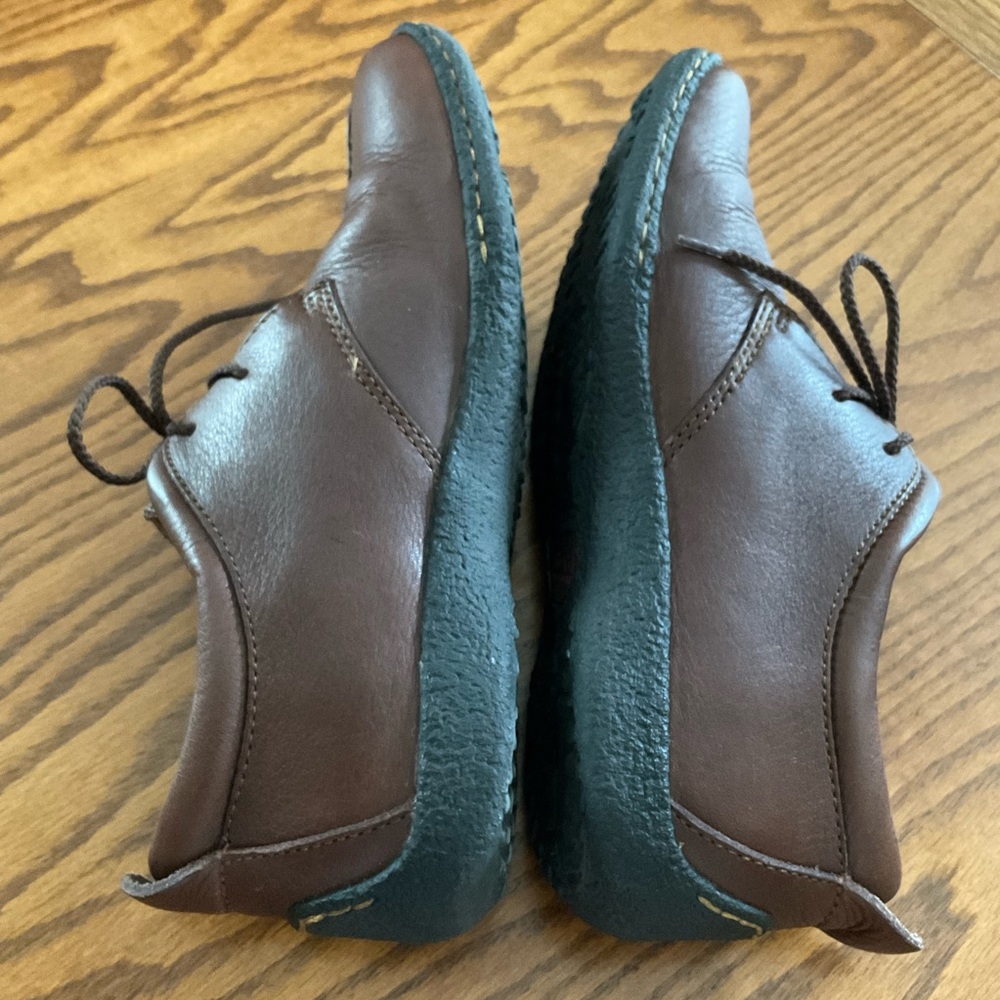 Born Sahara Leather, Split Toe, Lace Up Oxford Shoes, Sz 7.5 - Picture 6 of 10